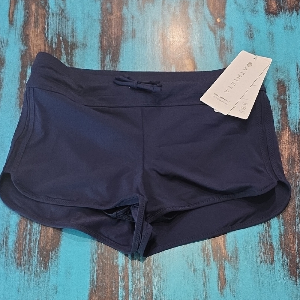 Athleta Surge Swim Shorts in Deep Blue